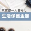 東京都での一人暮らしの生活保護の金額は？平均的な生活費用との比較をご紹介！！